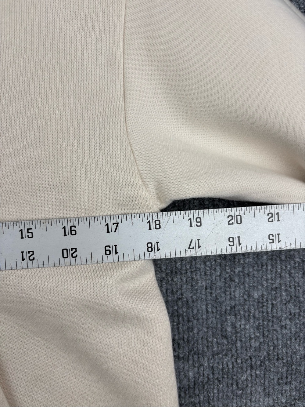 PUMA Women’s Fleece Pullover Hoodie with Kangaroo Pocket Cream Size S New - Picture 4 of 7